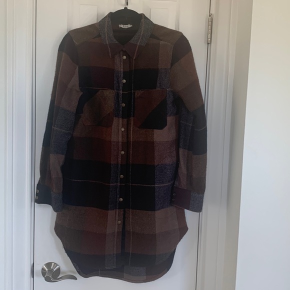 Dex Shirt Dress Womens Medium Long Sleeve - Picture 5 of 11